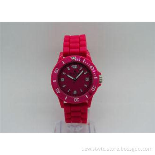 Silicone strap ICE Time Plastic Watches , 30 M Waterproof